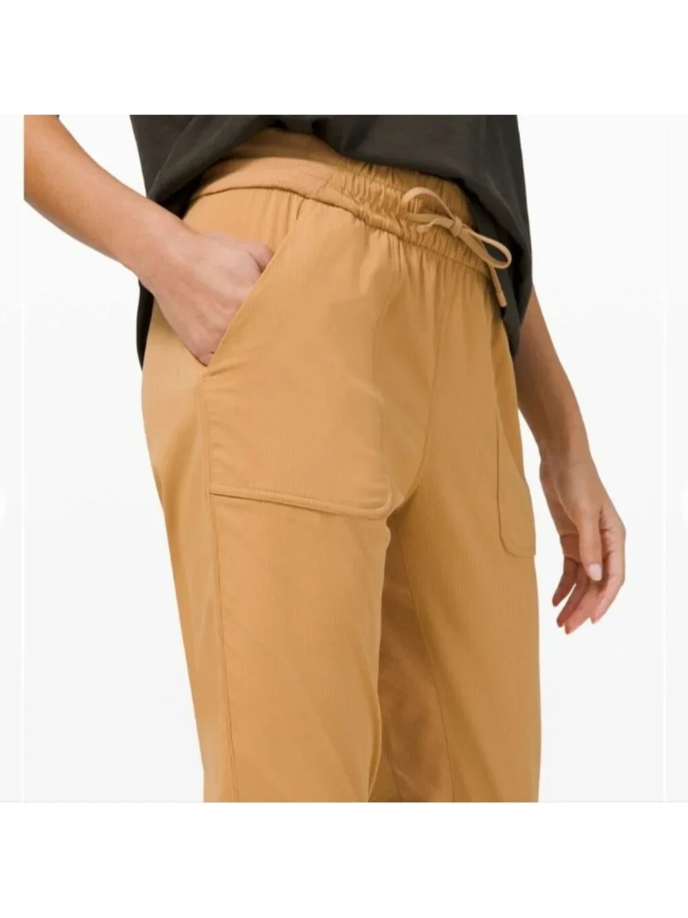 Lululemon Beyond the Studio Pant Slim Gold Buff like new